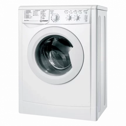 Стиральная машина INDESIT IWSC 6105 (CIS) / 85x60x45, загрузка фронтальная, 6кг, до 1000 об/мин при отжиме