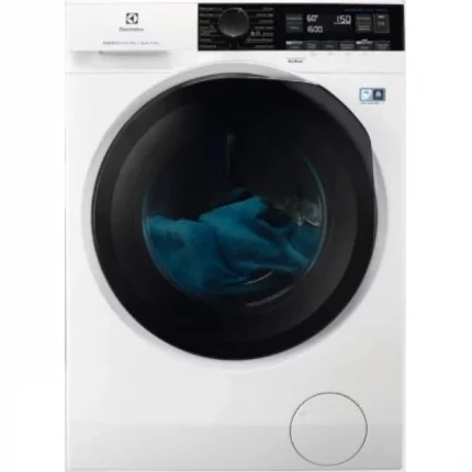 Стиральная машина с сушкой ELECTROLUX EW8WR261B / Фронтальная загрузка серия PC800, стирка 10 кг / сушка 6 кг, отжим 1600 об/мин, классы A/A, глубина 60 см, большой ЖК дисплей, инверторный двигатель, технология стирки OKOMIX, конденсационная сушка, разглаживание и освежение белья при помощи пара