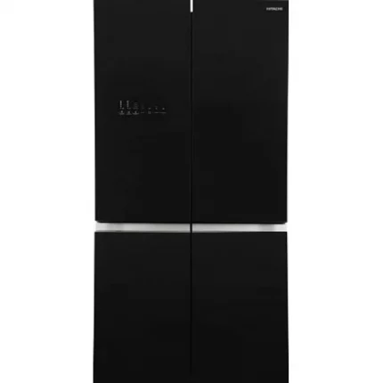 Холодильник Hitachi R-WB720PUC1 GCK 2-хкамерн. черный стекло
