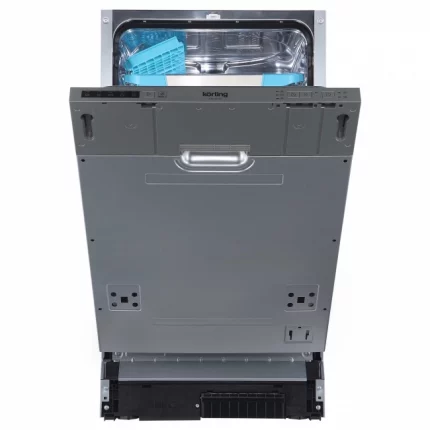 Встраиваемая посудомоечная машина Korting KDI 45140 / 45 см, 10 компл., А++/A/A, Электронное управление, индикаторы белого цвета Cold White, 5 программ, Активная сушка, Отложенный старт 3/6/9 часов, Разбрызгиватели S-Form,   Регулировка высоты корзины Easy Lift, Переносная корзина для приборов, Функция половинной загрузки, Использование средств "All in one", Система полной защиты от протечек AquaControl, , Ур.шума 49 дБ, тестер для определения жескости воды
