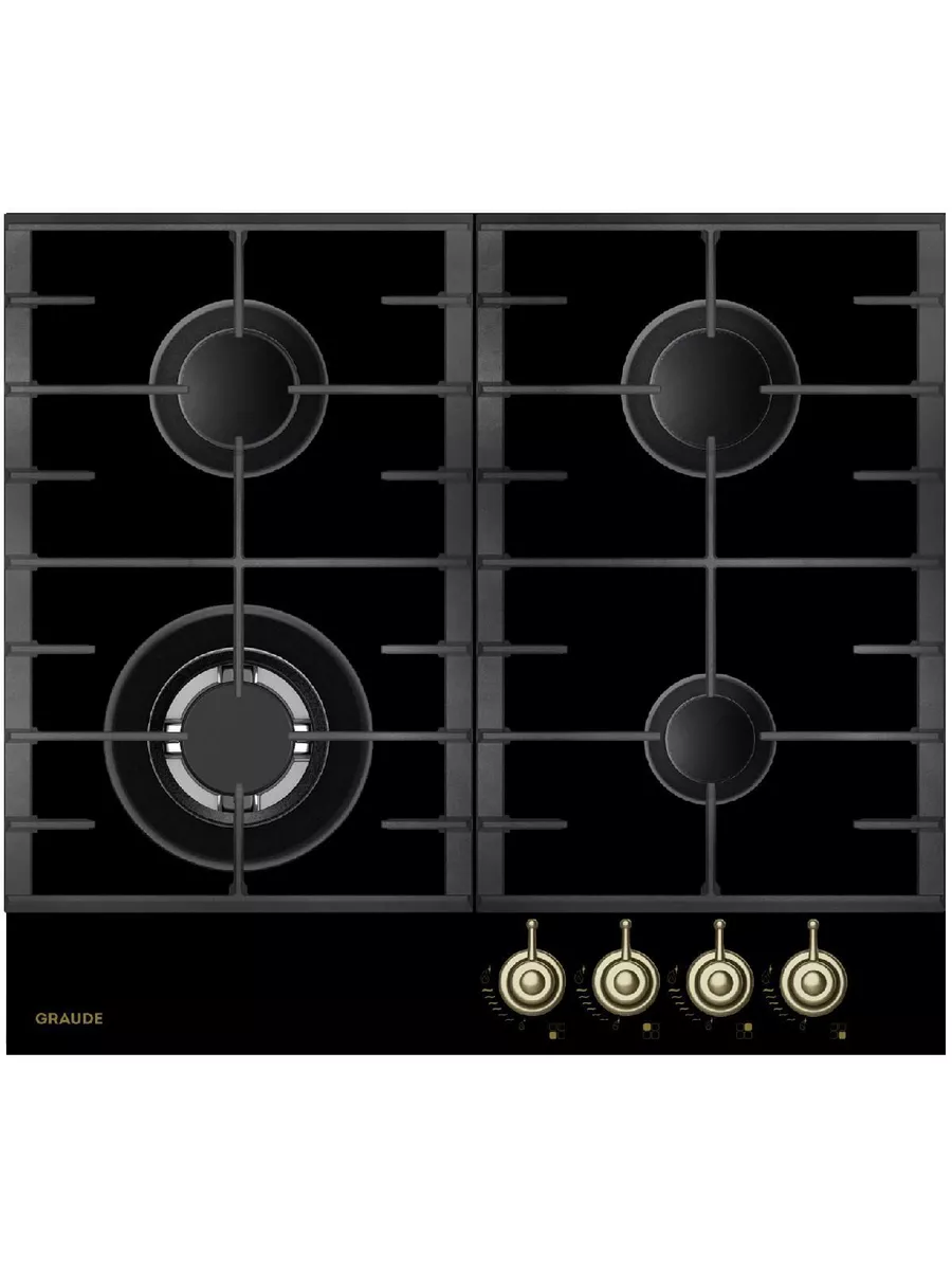 1 Газовая варочная панель Graude GSK 60.1 S черный — изображение 1