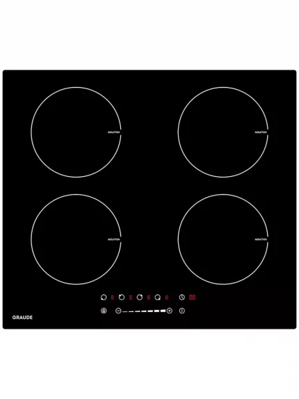 Индукционная варочная панель Graude IK 60.1/Сенсорное управление, 9 ступеней нагрева, Функция таймера, Индикация остаточного тепла, Автоматическое отключение, Защита от детей, Исполнение: без рамки