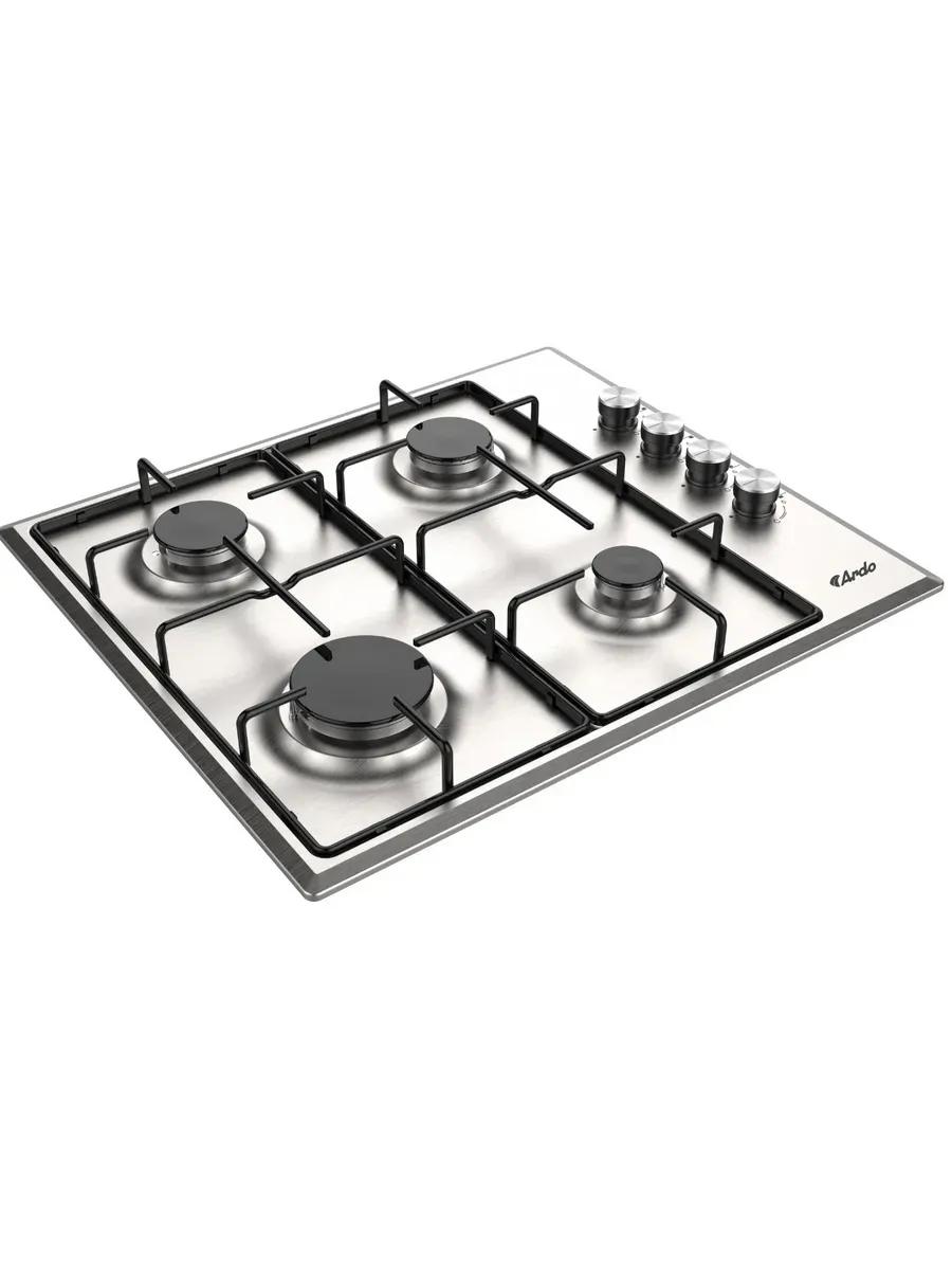 1 Газовая варочная панель ARDO MHS64GX2 серый металлик — изображение 1
