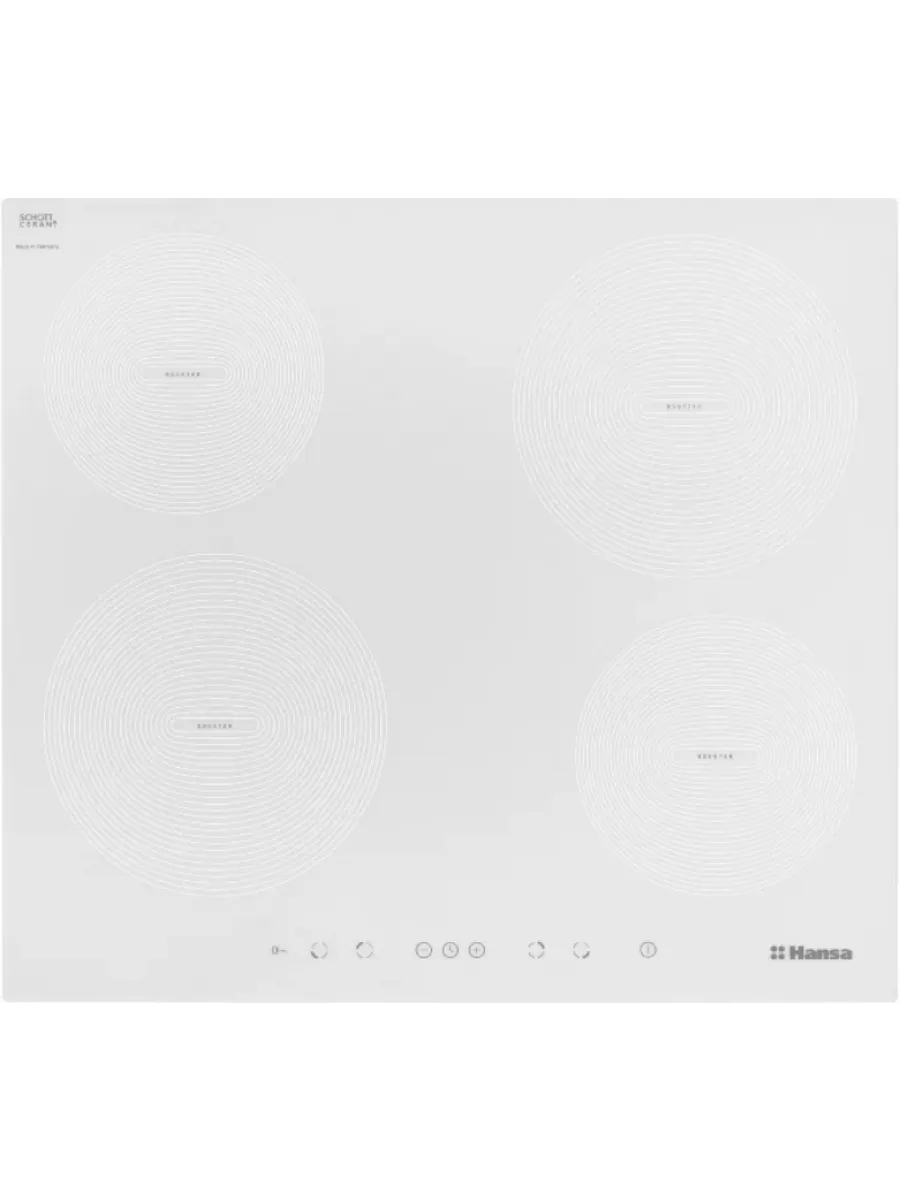 1 Индукционная варочная панель Hansa BHIW68308 белый — изображение 1