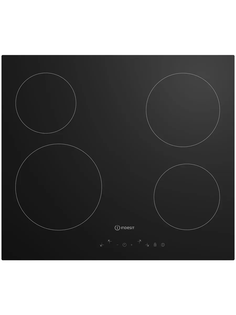 1 Электрическая варочная панель Indesit IRT 160, независимая, черный — изображение 1