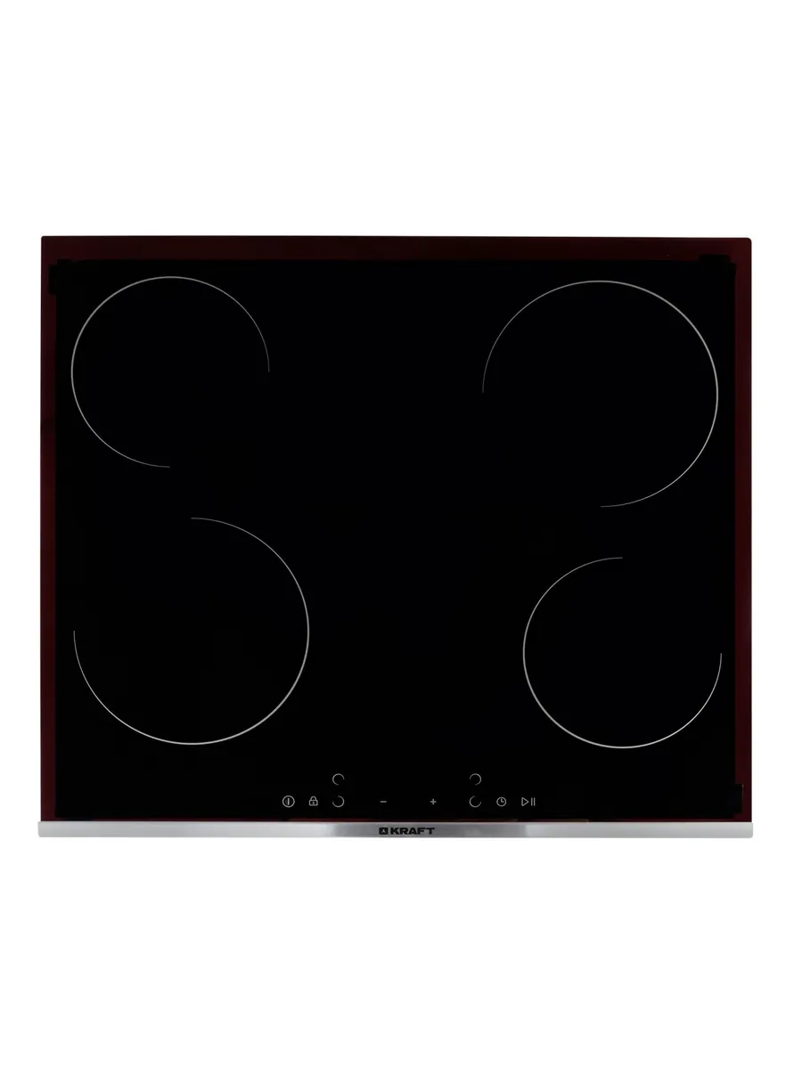 1 Электрическая варочная панель Kraft KF-EH341CB — изображение 1