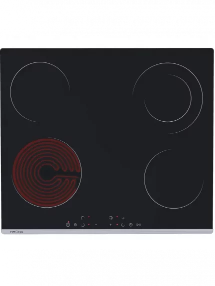 Варочная панель Krona Luna черный/нержавеющая сталь