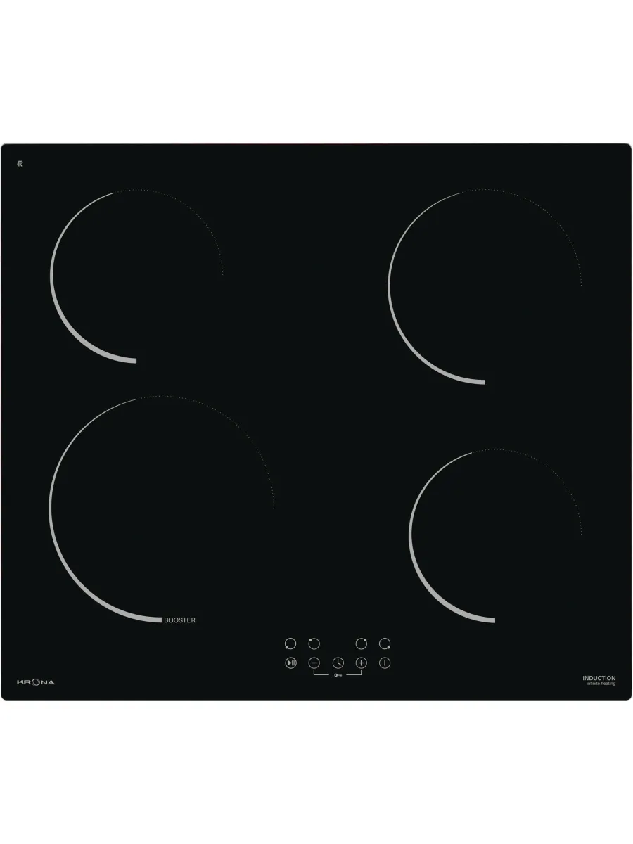 1 Индукционная варочная панель Krona NECKAR 60 BL черный — изображение 1