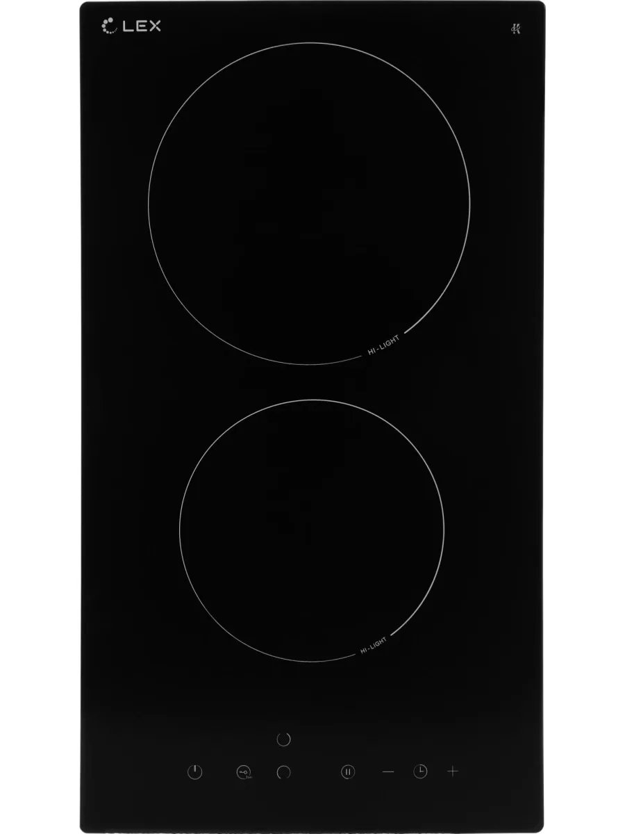 1 Электрическая варочная панель LEX EVH 320B BL Hi-Light, независимая, черный — изображение 1
