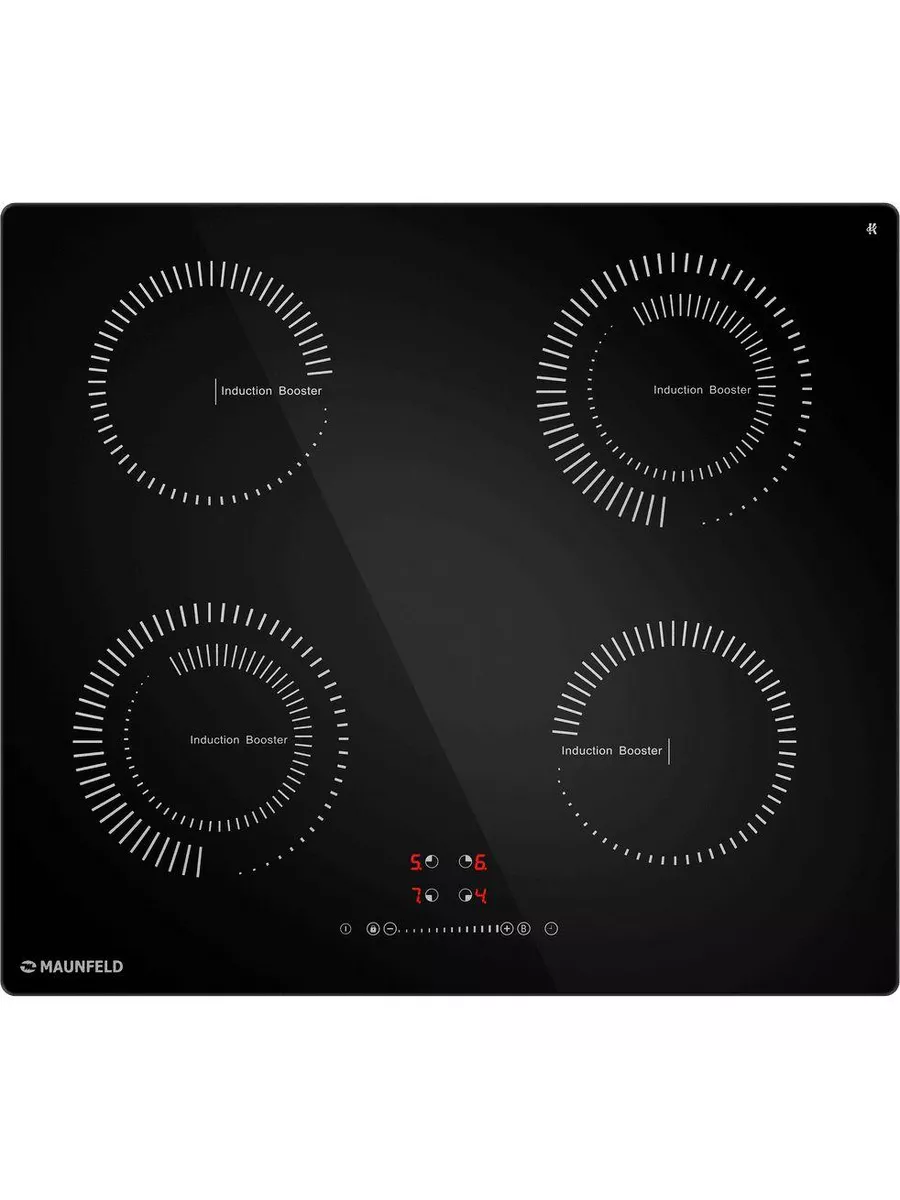 1 Индукционная варочная панель Maunfeld CVI594STBKC черный — изображение 1