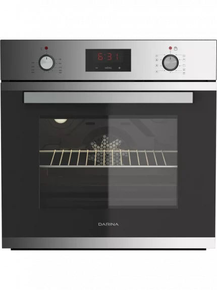 Духовой шкаф электрический Darina 1U5 BDE 112 708 X5 серебристый, встраиваемый