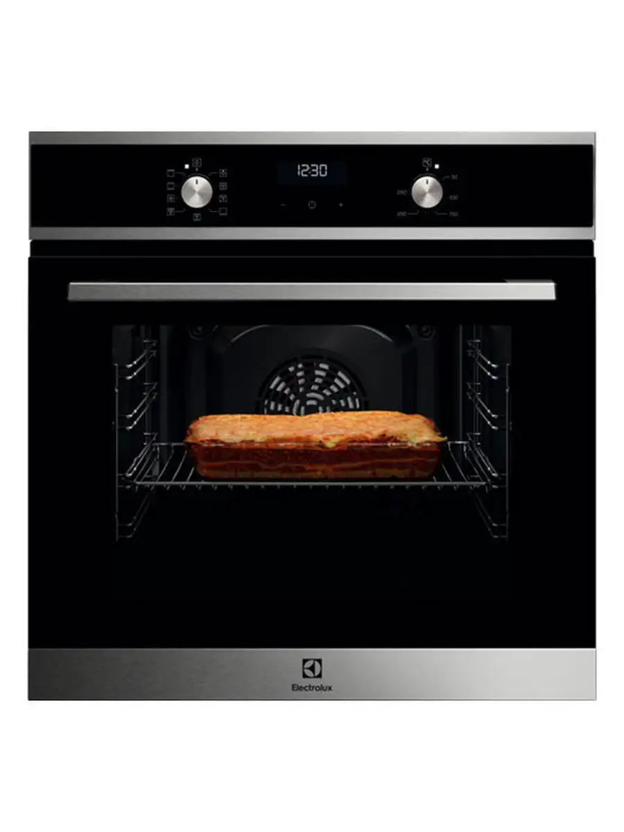1 Духовой шкаф встраиваемый Electrolux EOF5H40BX черный/нержавеющая сталь — изображение 1