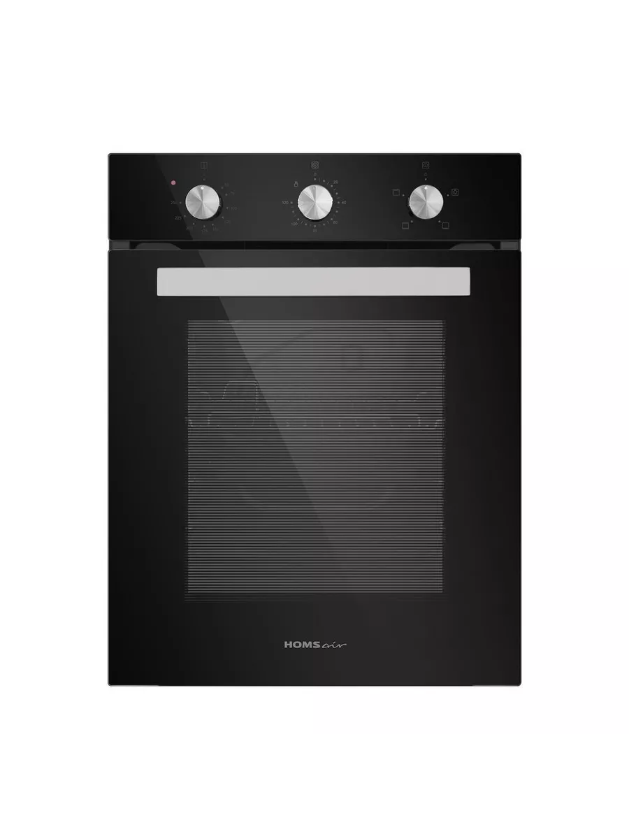 1 Духовой шкаф электрический встраиваемый HOMSair OES456BK черный — изображение 1