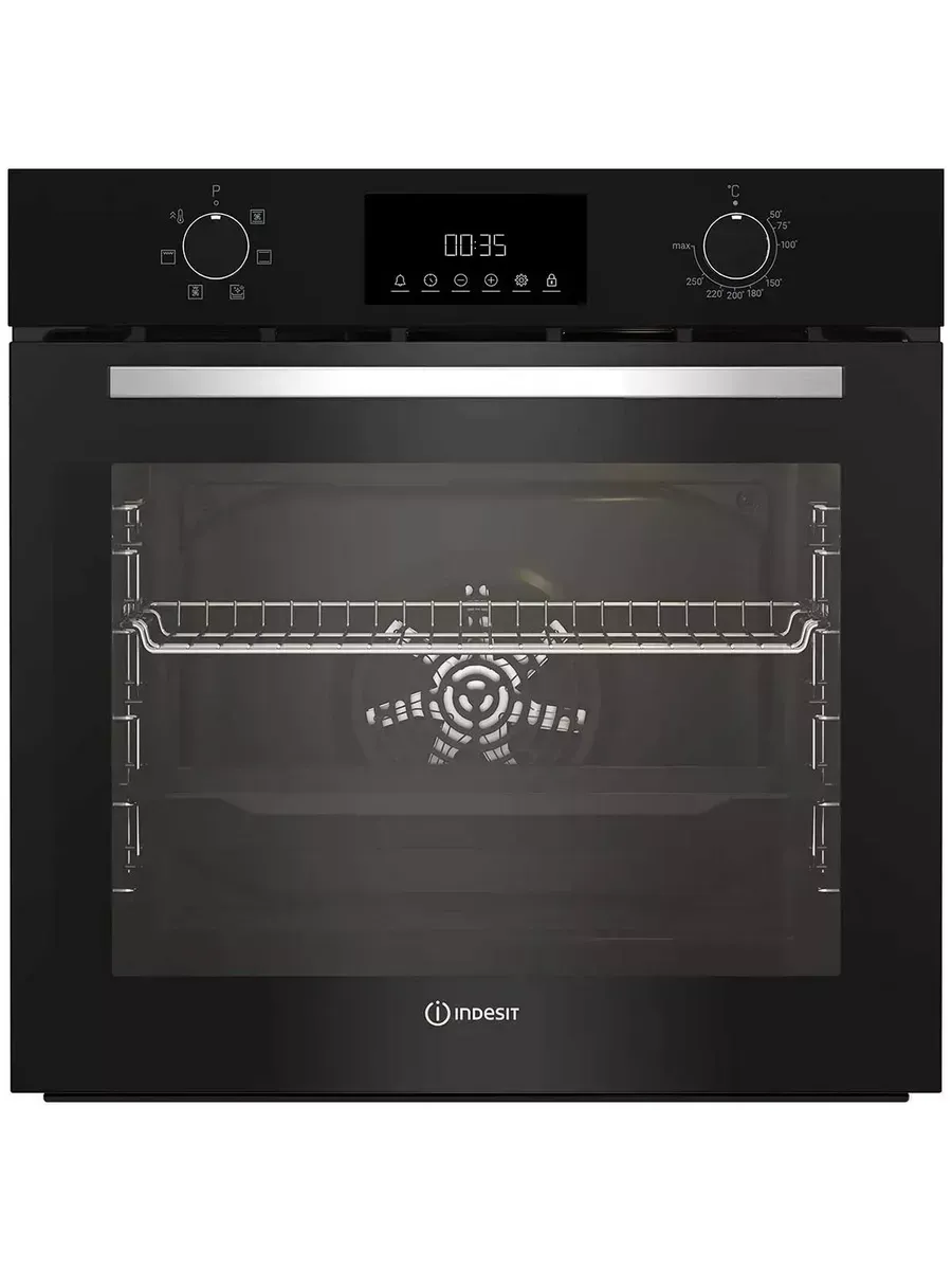 1 Духовой шкаф электрический Indesit IFE 3644 J BL черный — изображение 1