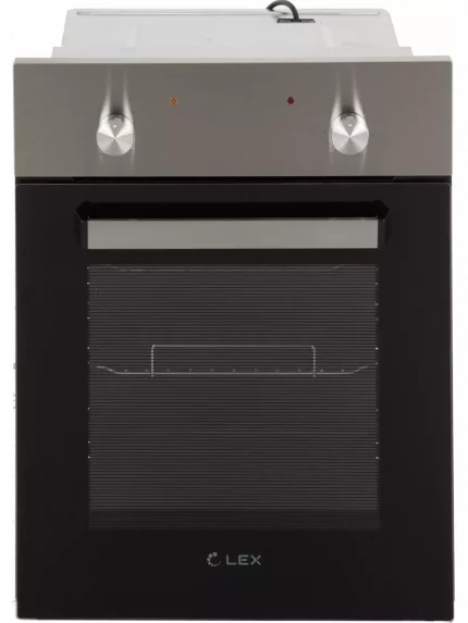 Духовой шкаф электрический LEX EDM 4540 IX нержавеющая сталь/черный, встраиваемый