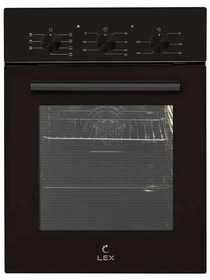 Духовой шкаф электрический LEX EDM 4570 BBL, встраиваемый, черный