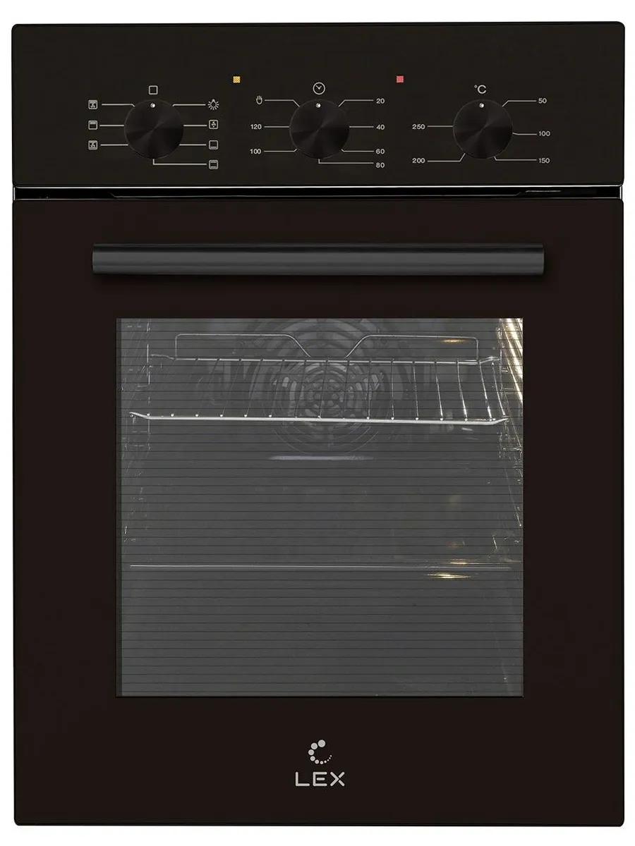 1 Духовой шкаф электрический LEX EDM 4570 BBL, встраиваемый, черный — изображение 1