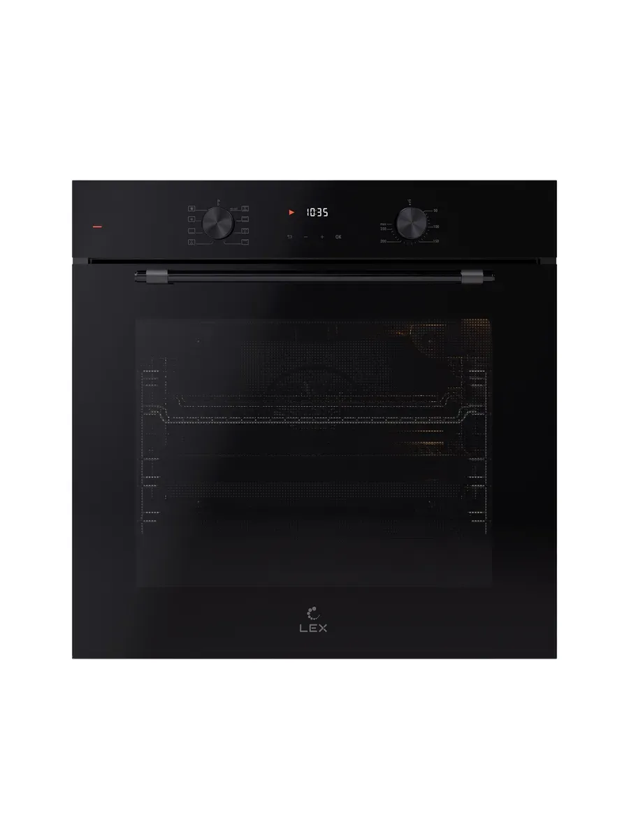 1 Духовой шкаф электрический LEX EDP 680 BBL MAX, встраиваемый, черный — изображение 1