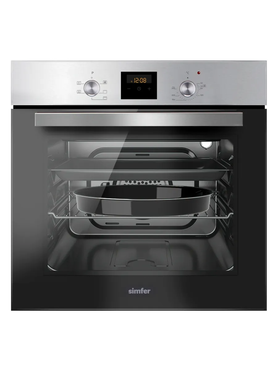 1 Духовой шкаф электрический Simfer B6EM56016 нержавеющая сталь — изображение 1