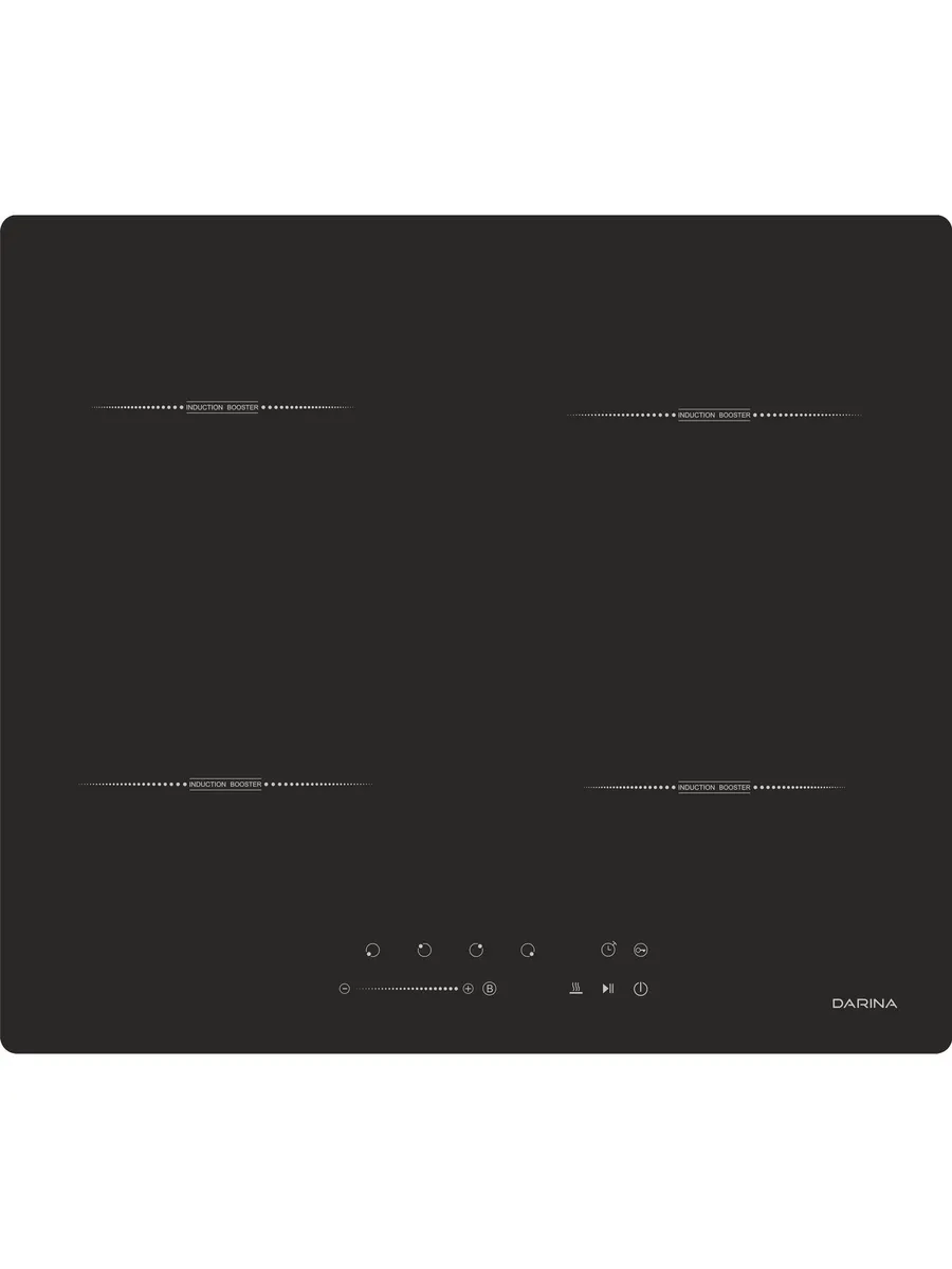1 Индукционная варочная панель Darina 6P EI303 B, независимая, черный — изображение 1