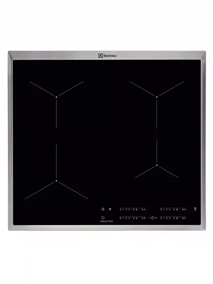 Индукционная варочная панель Electrolux индукционная, 60 см, распознавание наличия посуды, черный