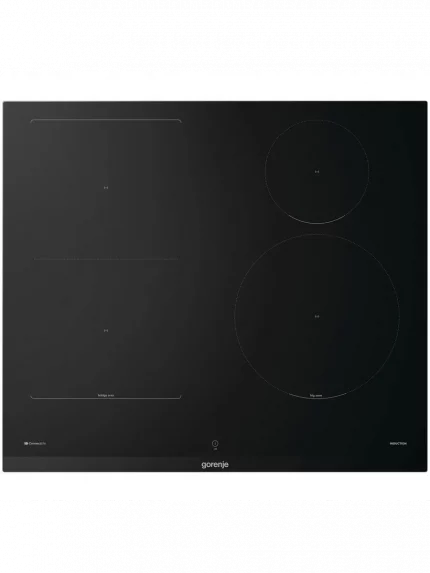 Варочная панель Gorenje, 60 см, индукция, 4 зоны нагрева, слайдерное управление, таймер, функция Bridge, функция PowerBoost, автопрограммы, автоопределение посуды, StableHeat, защита от детей, черный