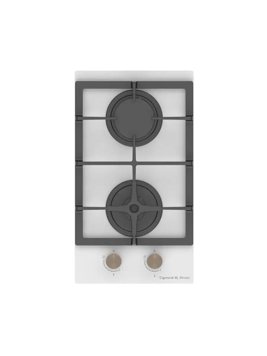 10 Газовая варочная панель Zigmund & Shtain M 26.3 W независимая, белый — изображение 1