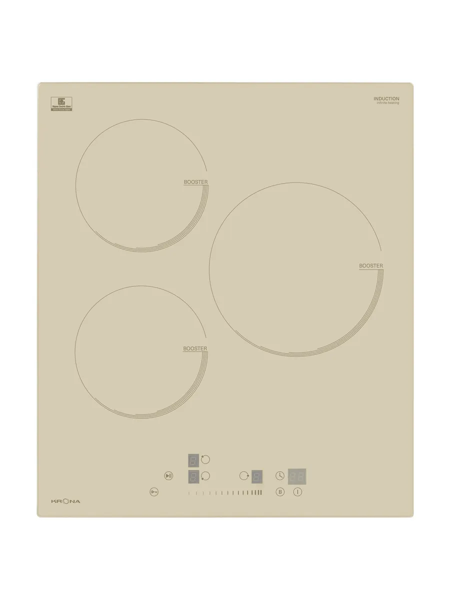 14 Индукционная варочная панель Krona VENTO 45 IV B слоновая кость — изображение 1
