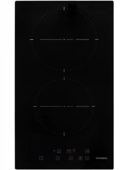 Индукционная варочная панель Hyundai HHI 3710 BG независимая, черный
