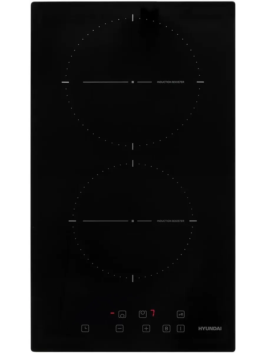 2 Индукционная варочная панель Hyundai HHI 3710 BG независимая, черный — изображение 1