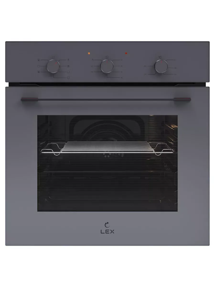 2 Духовой шкаф электрический LEX EDM 075 GR серый — изображение 1