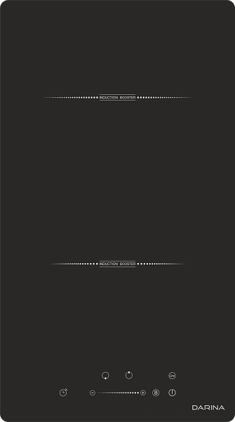 Индукционная варочная панель Darina 6Р ЕI527 B независимая, черный