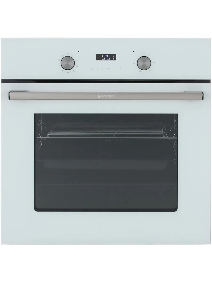 4 Духовой шкаф электрический встраиваемый Gorenje BO6737E03NWG белый — изображение 1