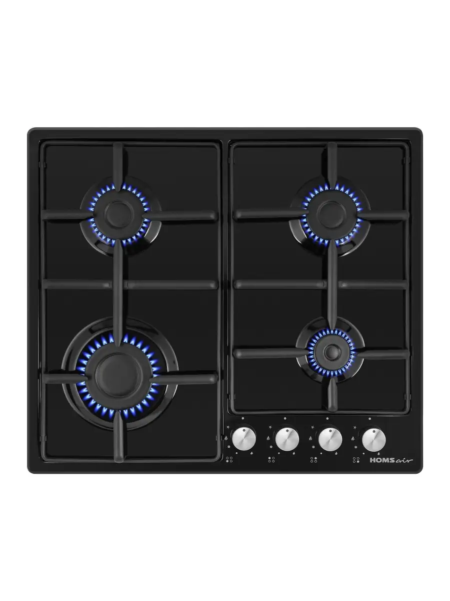 5 Газовая варочная панель HOMSair HGE643BK — изображение 1