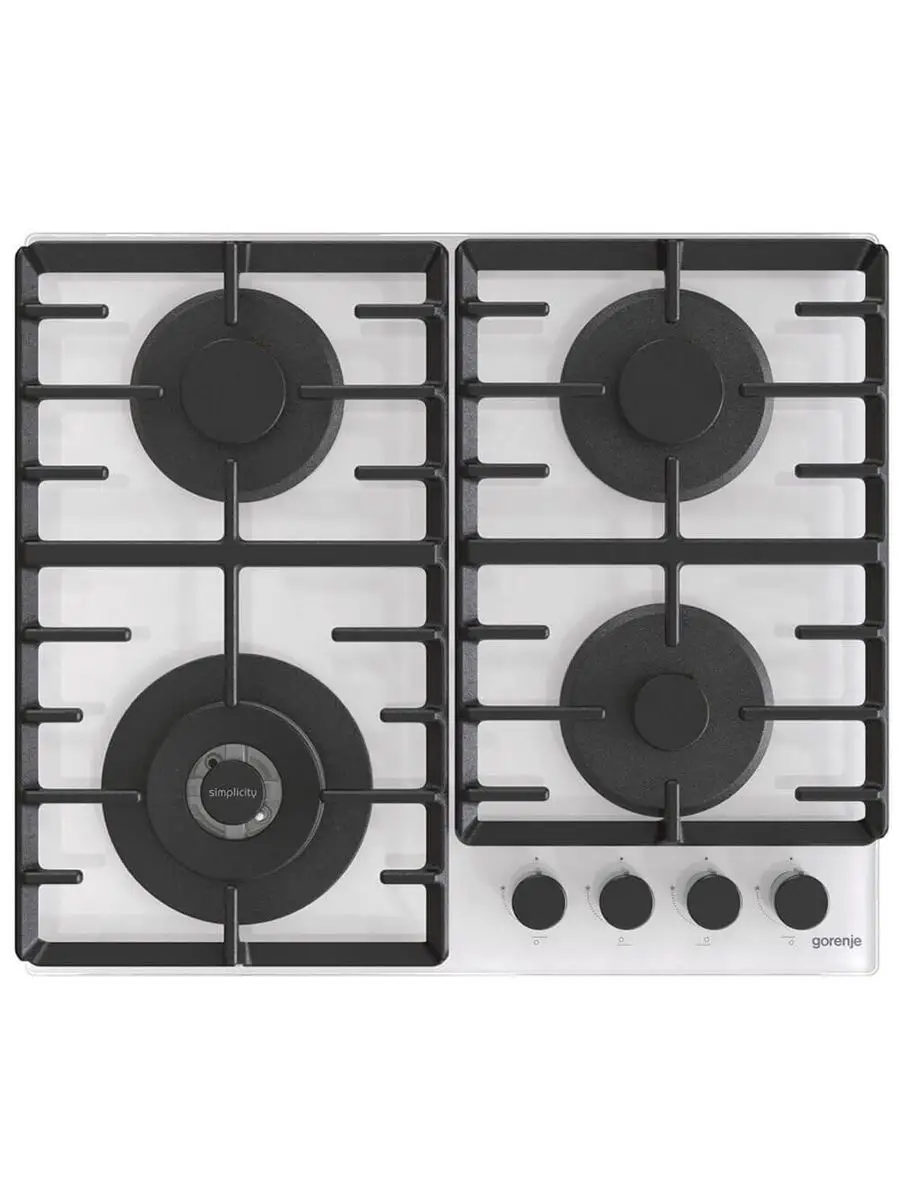 6 Газовая варочная панель Gorenje GTW642SYW белый — изображение 1
