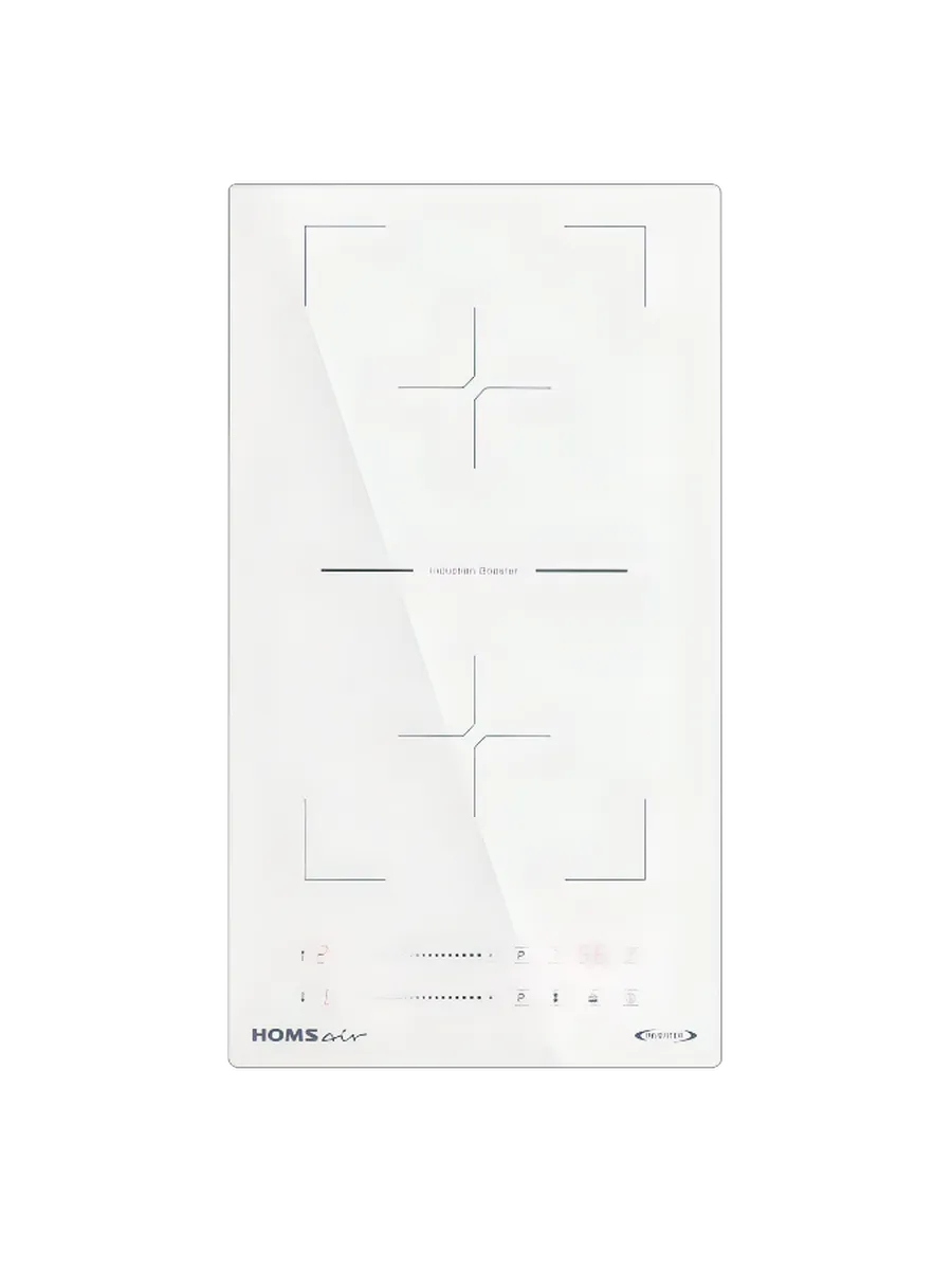 6 Индукционная варочная панель HOMSair HIC32SWH Inverter, белый — изображение 1
