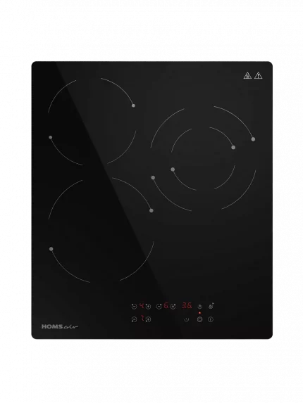 Электрическая варочная панель HOMSair HVC43DBK Hi-Light, независимая, черный
