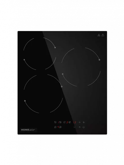 Электрическая варочная панель HOMSair HVС43BK Hi-Light, независимая, черный