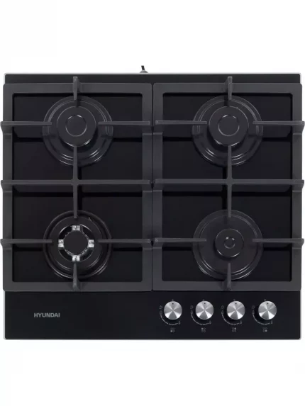 Газовая варочная панель Hyundai HHG 6434 BG черный