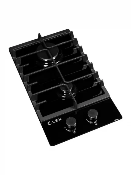 Газовая варочная панель LEX GVG 321 BL2 конфорки газ-контроль электроподжиг