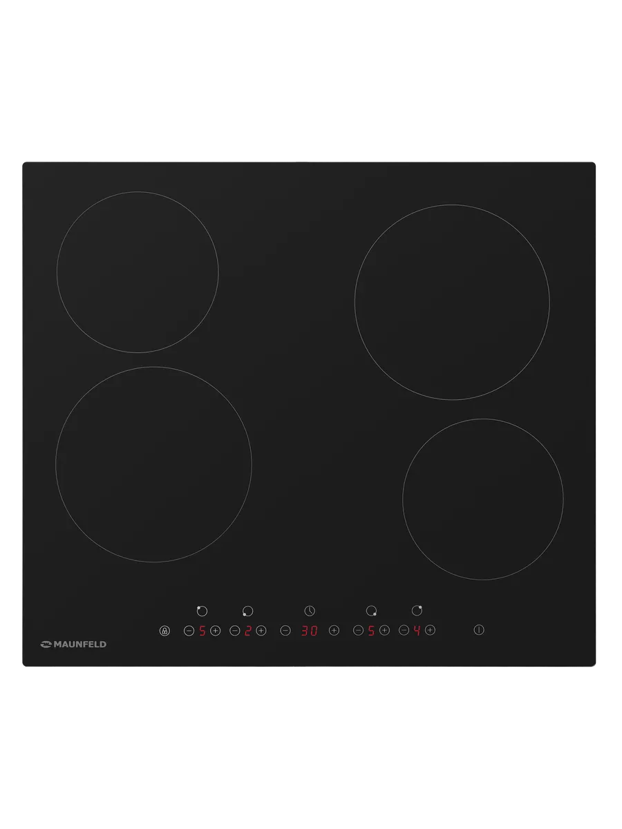 6 Варочная панель Maunfeld EVCE.594-BK ЧЕРНОЕ стекло — изображение 1