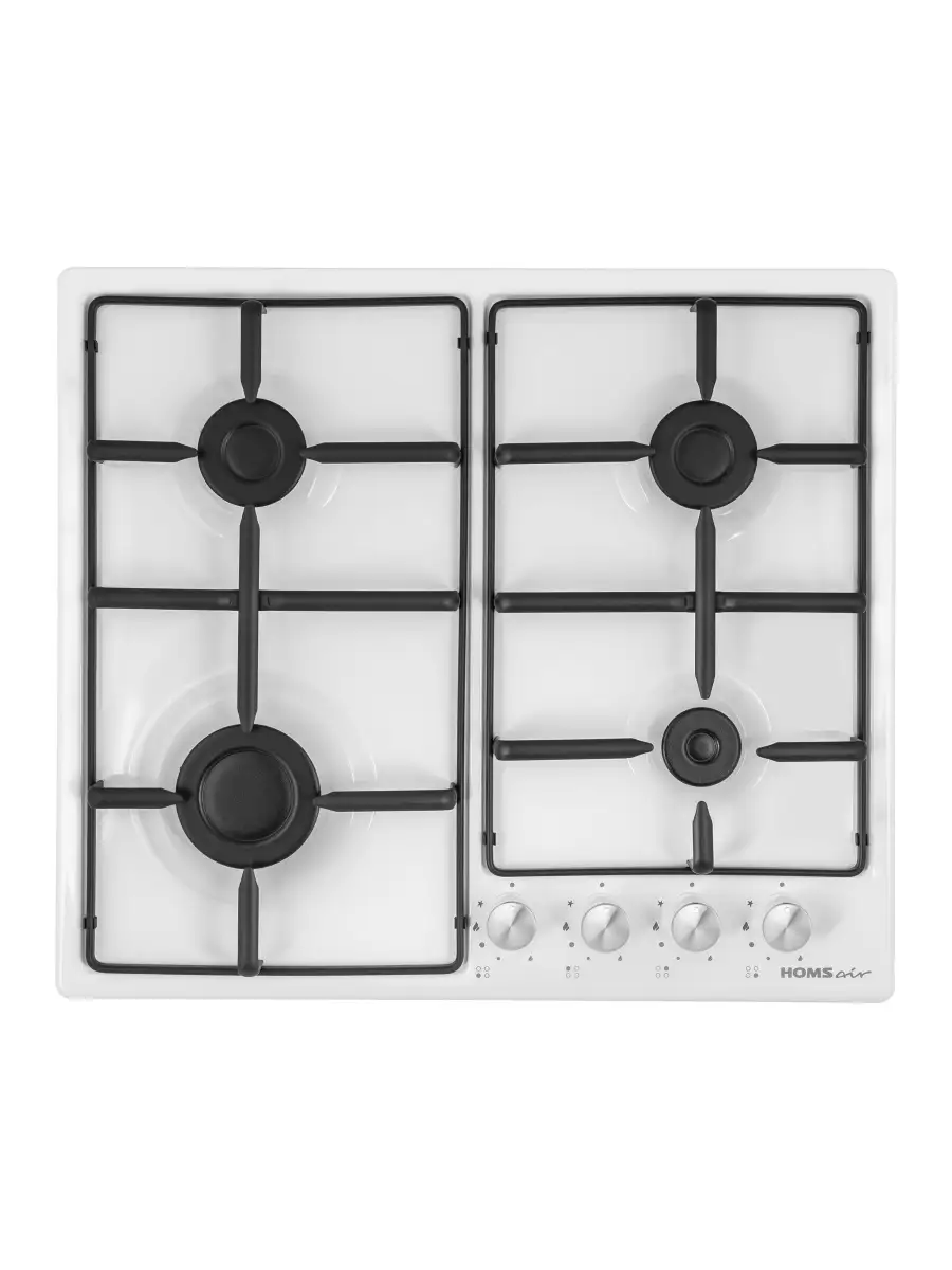 6 Газовая варочная панель HOMSair HGE643WH — изображение 1