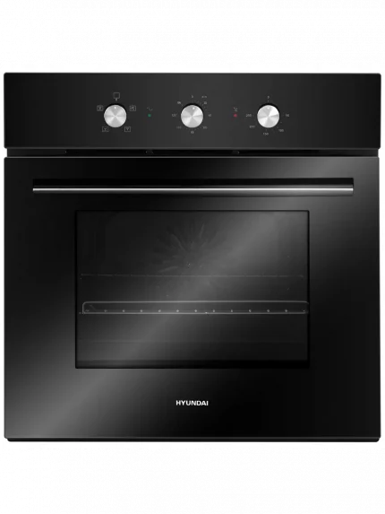 Духовой шкаф электрический Hyundai HEO 6632 BG черный, встраиваемый