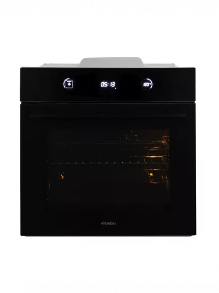 Духовой шкаф электрический Hyundai HEO 6752 BG черное стекло