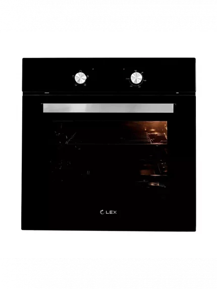 Духовой шкаф электрический LEX EDM 040 BL черный, встраиваемый