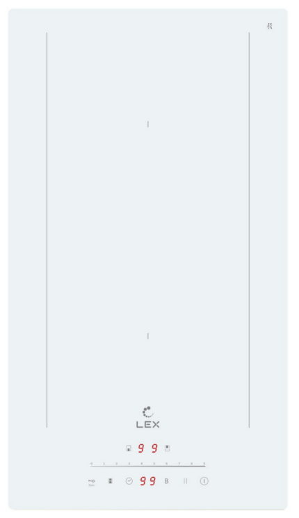 Индукционная варочная панель LEX EVI 321A WH, независимая, белый