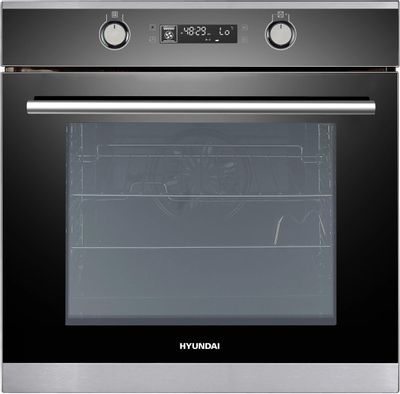 Духовой шкаф электрический Hyundai HEO 6773 IX черный/нержавеющая сталь
