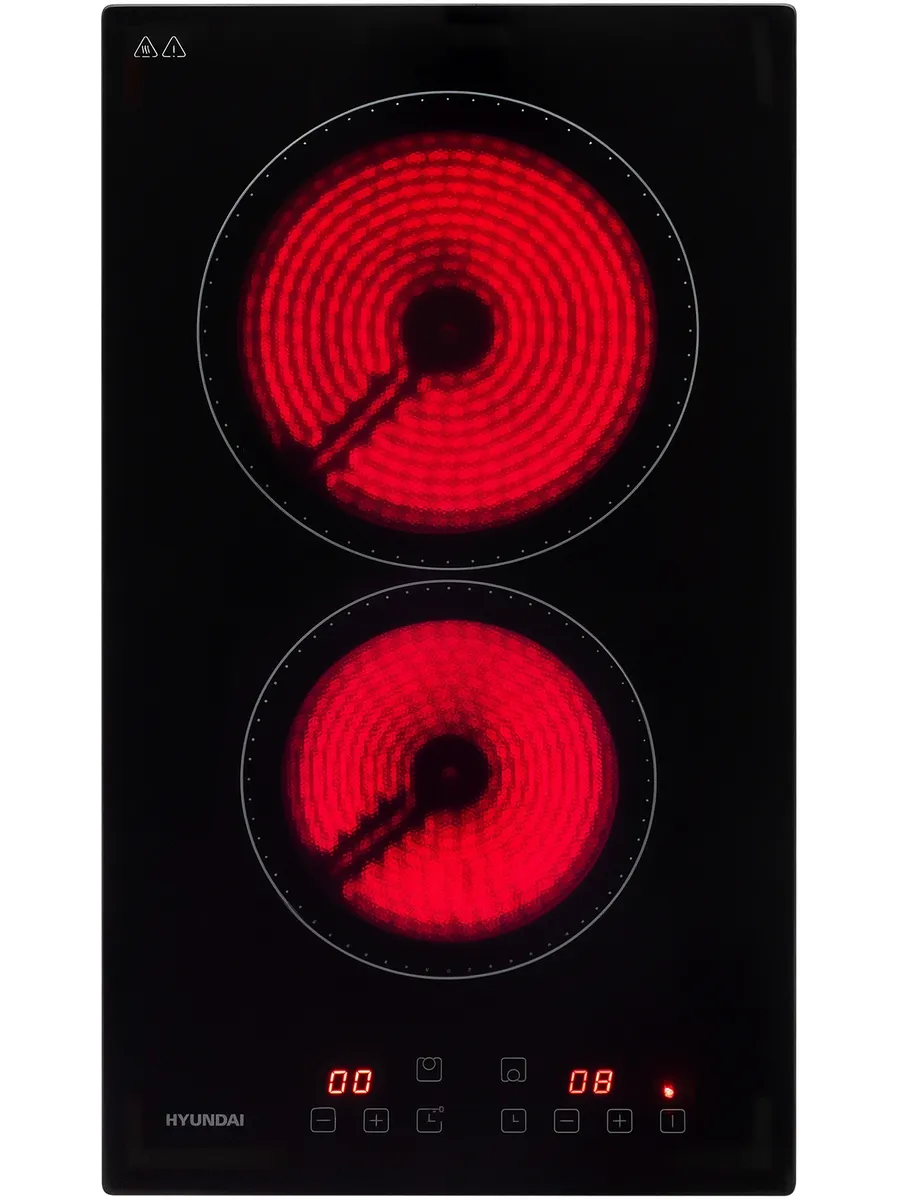 7 Варочная панель Hyundai HHE 3210 BG черный — изображение 1