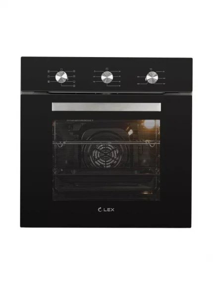 Духовой шкаф электрический встраиваемый LEX EDM 073 BL черный
