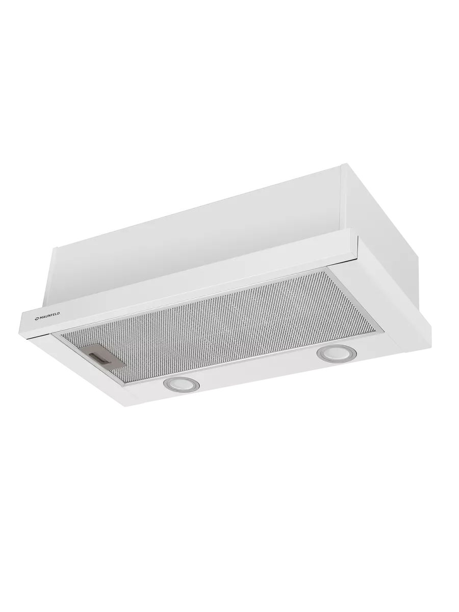 7 Вытяжка встраиваемая Maunfeld VS Light 60 белый, 60 см, 520 куб. м/ч, 56 дБ — изображение 1